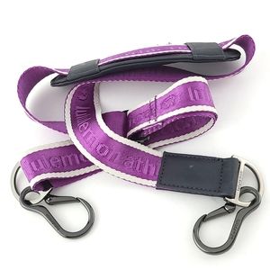 Lululemon Replacement Adjustable Shoulder Strap Purple White Silver Clasps 52"